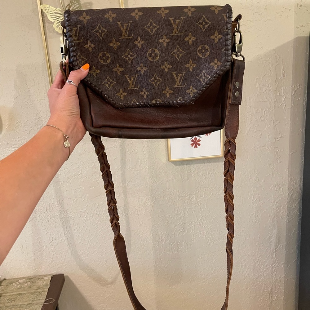 Upcycled Louis Vuitton Crossbody